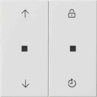 Gira Funk-Bedienaufsatz Mem.Pfeile reinweiß 549203