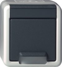 Bild vom Produkt: Gira Steckdose KD Grau 444030