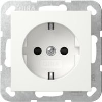 GIRA 438327 SCHUKO-Steckd.SH o.Kr.SRK System 55 Reinweiß m