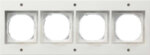 Gira Abdeckrahmen 4-fach reinweiß TX44 021466
