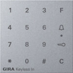 Gira Aufsatz Codetastatur alu 851326