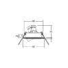 Brumberg 02-77018 NV-Einbaustrahler 50W 1xGX5,3, Guss Spotlight schwenkbar – Bild 4