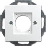 Busch-Jaeger XLR-Zentralscheibe alpinweiß für Datenkommunikation 2553-914