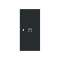 Busch-Jaeger Tastwippe Funkb LON schwarz matt 6233-22-45M Bussystem KNX-RF (Funk) Kunststoff