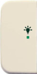 Busch-Jaeger Wippe 1-fach, Symbol Licht weiß 6231-21-212