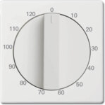 Busch-Jaeger Zentralscheibe stud-weiß/matt Bedienelement 1771-884-103