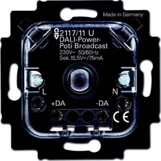 Busch-Jaeger Busch-Jaeger DALI-Potenziometer-Einsatz mit integr. Netzteil 2117/11 U