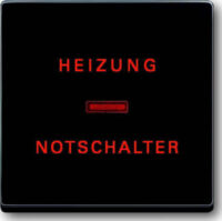 Busch-Jaeger Wippe anthrazit Heizung-Notschalter 1789 H-81