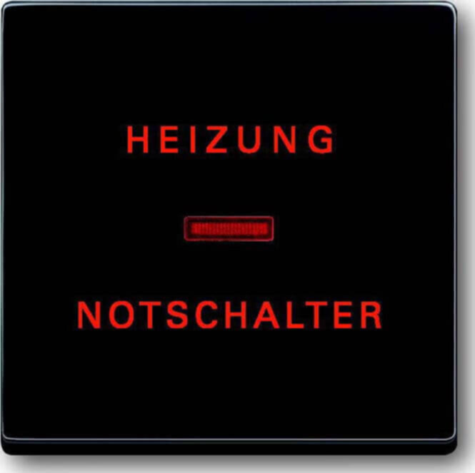 Busch-Jaeger Busch-Jaeger Wippe anthrazit Heizung-Notschalter 1789 H-81
