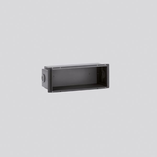 BEGA Einbaugehäuse graphit alu 10436