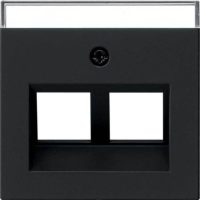 Gira Abdeckung schwarz 30°+BSF f.Tragring 2640005