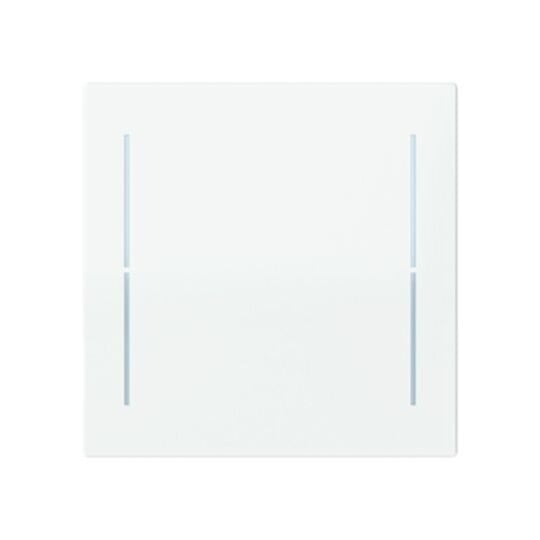 Busch-Jaeger Busch-Jaeger Tastwippe KNX free@home alu LFAW/A.2.63.11-83 Kunststoff Thermopl 2-fach
