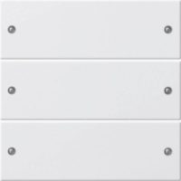 Gira Wippenset 3fach reinweiß matt 218327