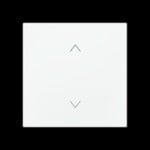 Busch-Jaeger Wippe Schalter/Dimmer weiß glänzend 6735-11-44G Pfeile