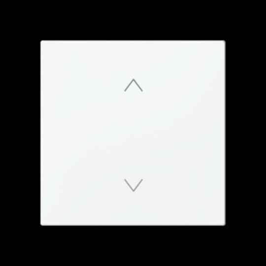 Busch-Jaeger Wippe Schalter/Dimmer weiß glänzend 6735-11-44G Pfeile
