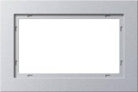 Gira Abdeckrahmen 1 1 2fach alu 100125