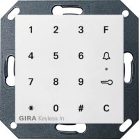 GIRA 260503 Keyless In Codetastatur System 55 Reinweiß glänzend