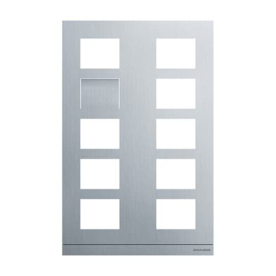 Busch-Jaeger Busch-Jaeger Frontplatte 10-fach weiß Aluminium 413810CF-W-03 271x421x20,5mm
