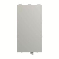 Busch-Jaeger Abdeckung RTR groß, Aluminium-Silber SLB/A.0.11-83