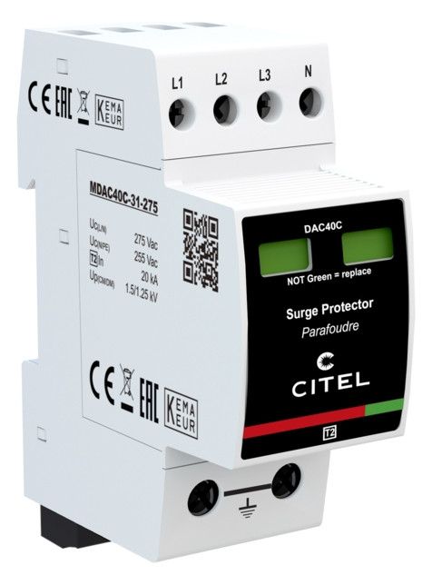 Citel DAC40CS-31-275 Mehrpoliger Überspannungsschutz Typ 2 821520222