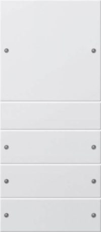 Gira Wippenset 4fach reinweiß 218403