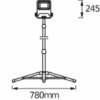 Ledvance LED WORKLIGHT TRIPOD 1X50 W 4000 K Vielseitiges LED-Arbeitslicht – Bild 5