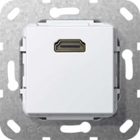 Gira HDMI Gender Changer reinweiß 566903