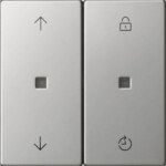 Gira Bedienaufsatz Memory Edelstahl 5363600