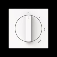 Busch-Jaeger Drehknopf Stufen studioweiß matt 2542 DR/01-44M 3-Stuf