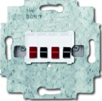 Busch-Jaeger Lautsprecher-Anschlussdose 2-fach, alpinweiß 0248/04-101