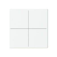 Busch-Jaeger Tastwippe KNX free@home Kunststoff LFW/A.4.63.11-884 studioweiß Thermopl 4-fach