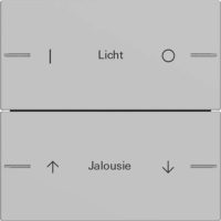 Gira Wippenset 2-fach indiv. Tastsensor Grau 5762015