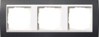 Gira Abdeckrahmen 3f.anthrazit für reinweiß Event 0213328