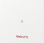 Gira 367803 Wippe KF+Heizung Ein/Aus System 55 Reinweiß glänzend