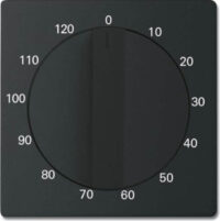 Busch-Jaeger Zentralscheibe schwarz/matt Bedienelement 1771-885-103