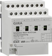 Gira Schaltaktor 4fach REG KNX/EIB 16A C-Last 104500