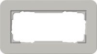 Gira Abdeckrahmen 2fach o.M Grau/Reinweiß 1002412