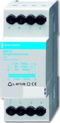 Busch-Jaeger Klingeltrafo 12V 1,3A Reiheneinbaugerät 83315