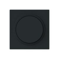 Busch-Jaeger Zentralplatte Symbol Dimmer 6540-45M-102 schwarz matt