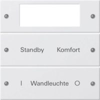 Gira Wippenset 2-fach beschr. Sys 55 reinweiß 221203