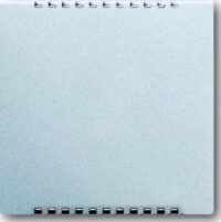 Busch-Jaeger Zentralscheibe Aluminium-Silber Kühlteil, UP-Drehdim. 6541-83