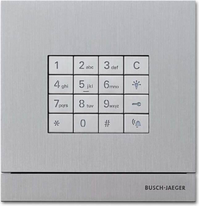 Busch-Jaeger Busch-Jaeger Zutrittskontrolle außen Edelstahl Tastatur-Modul 83100/71-660