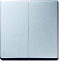 Busch-Jaeger Wippe Aluminium-Silber Serien, Wechsel./Wechsel. 2105-33