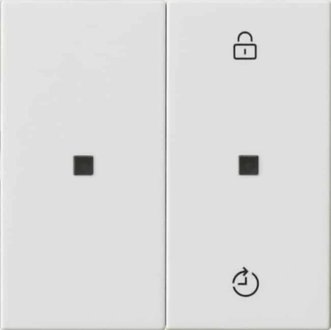 Gira Gira Funk-Bedienaufsatz Memory reinweiß 549303