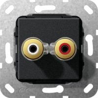 Gira UP Tragring WBT schwarz matt 566510