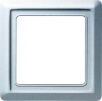 Busch-Jaeger Rahmen 1-fach Aluminium-Silber, Unterputz, Allwetter 2101-33