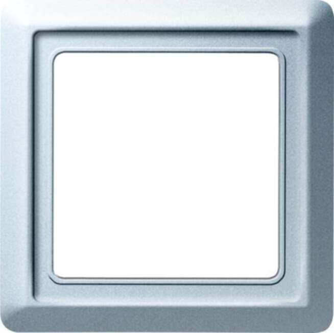 Busch-Jaeger Busch-Jaeger Rahmen 1-fach Aluminium-Silber, Unterputz, Allwetter 2101-33