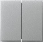 Gira 349565 Wippe 2-fach gerade TX_44 Farbe Aluminium