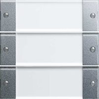 Gira Wippenset 3-fach alu 213326