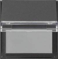 Gira Zentralplatte Klappdeckel  anthrazit m.Schriftf., TX44 068067
